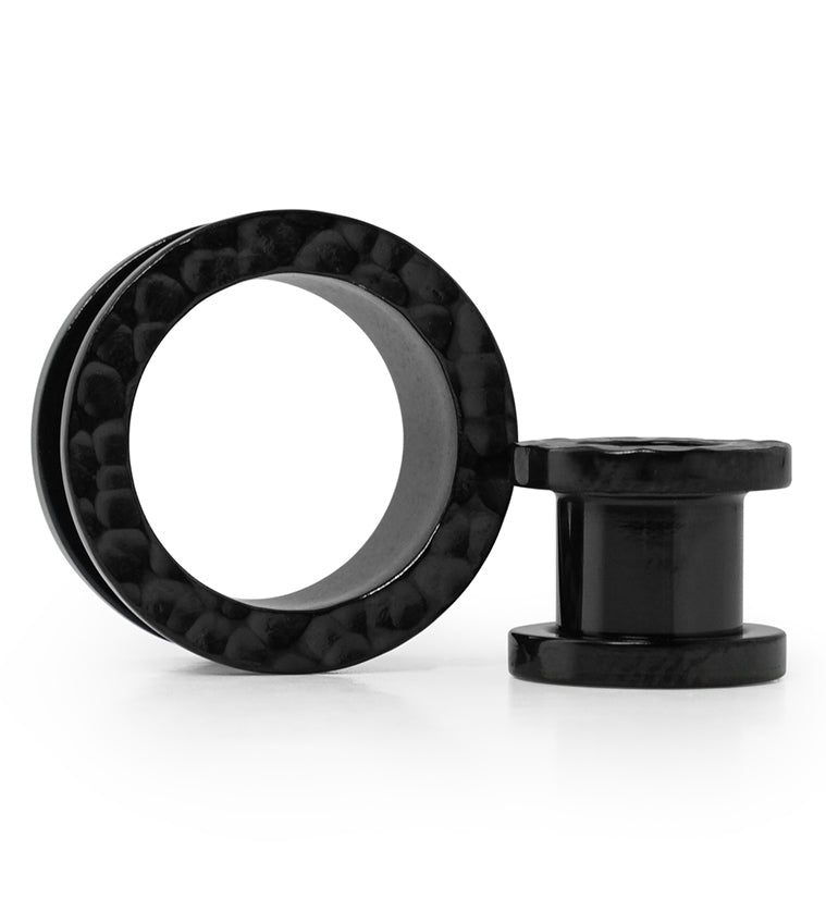 Hammered Black PVD Stainless Steel Tunnels