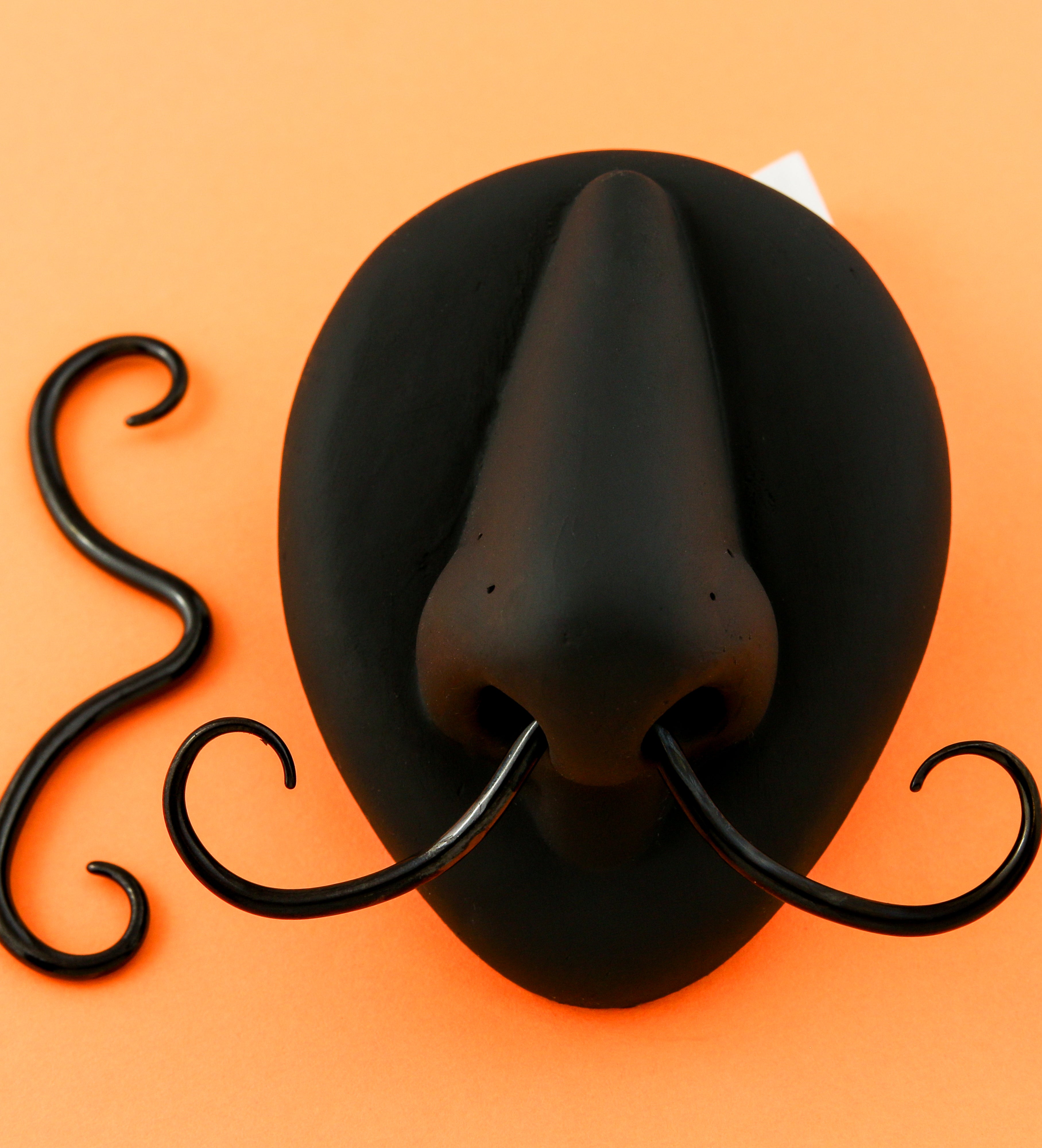 Black Imperial Mustache Septum Bar