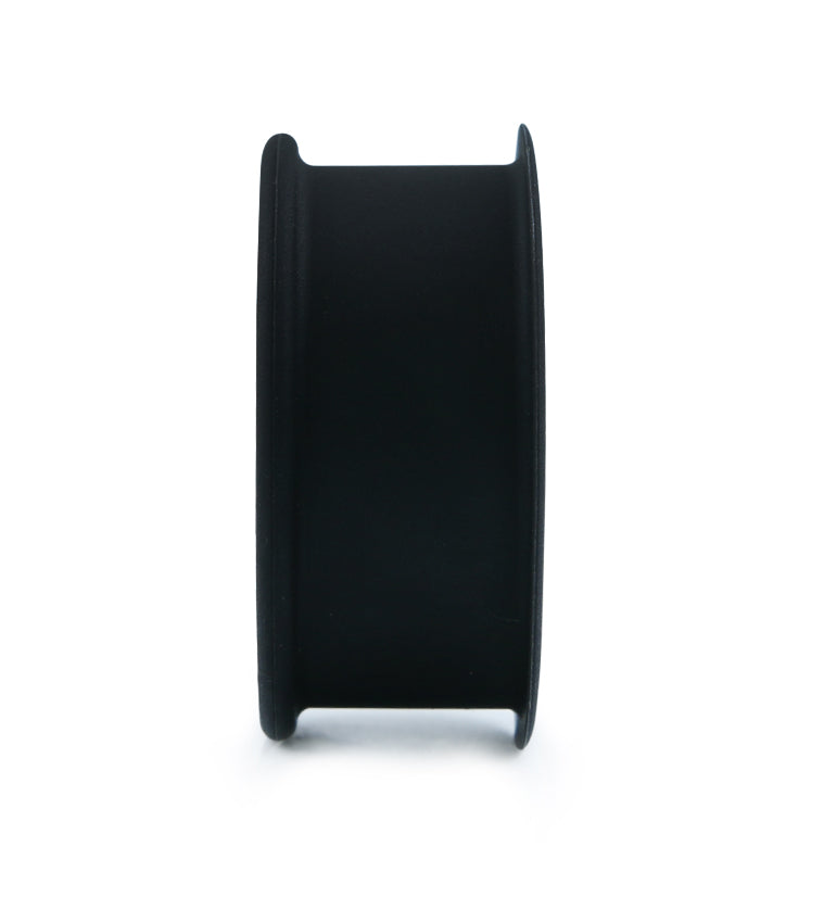 Kaos Black Silicone Hollow Plugs