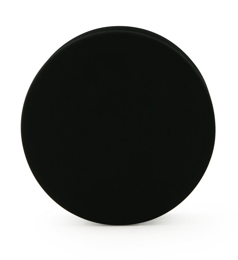 Double Flare Black Silicone Plugs