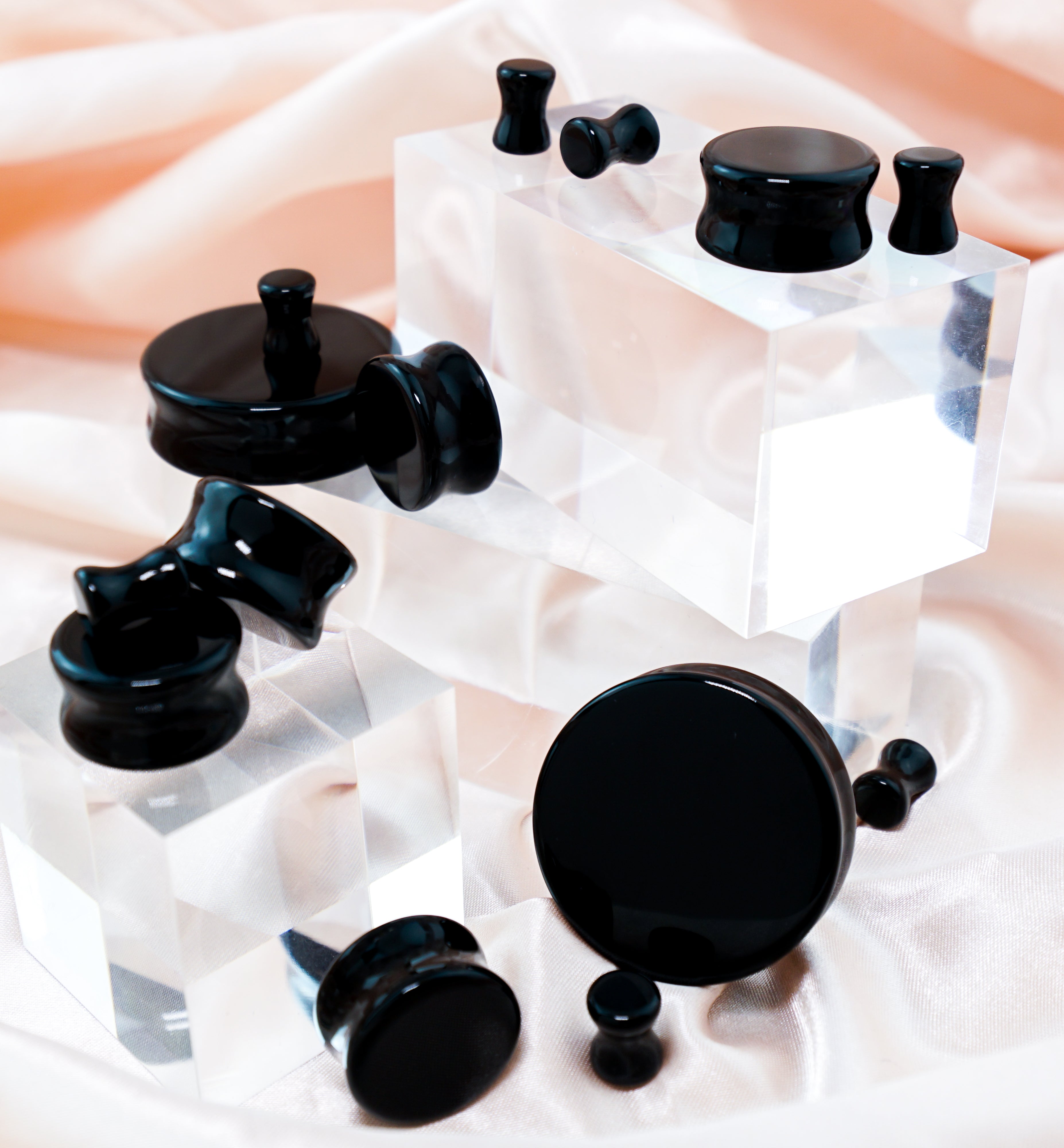 Black Obsidian Stone Plugs