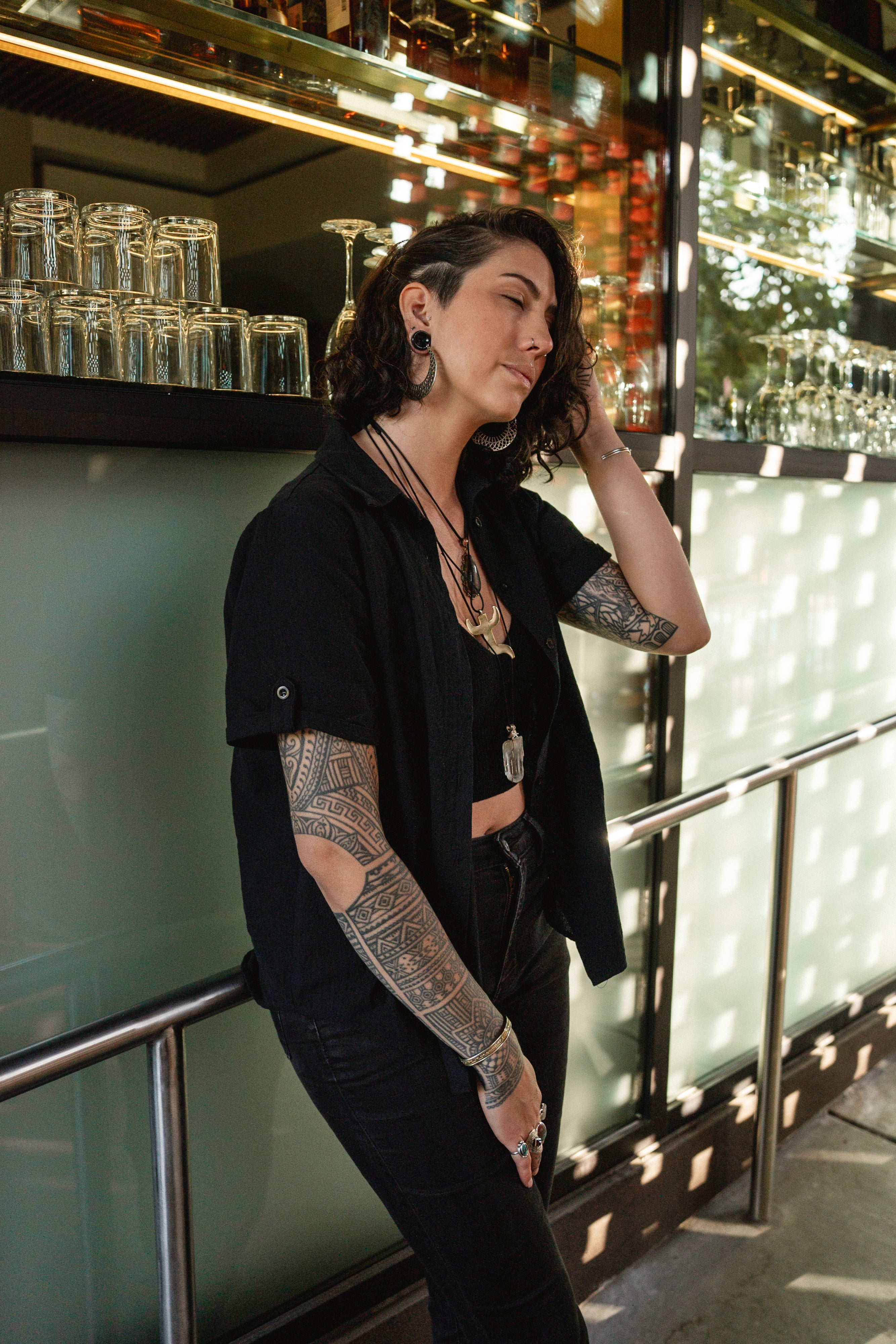 Black Obsidian Thick Wall Tunnels