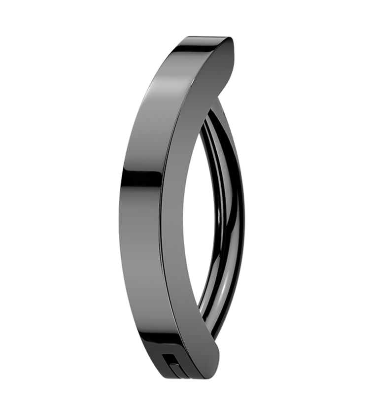 Black PVD Bar Hinged Titanium Rook Clicker