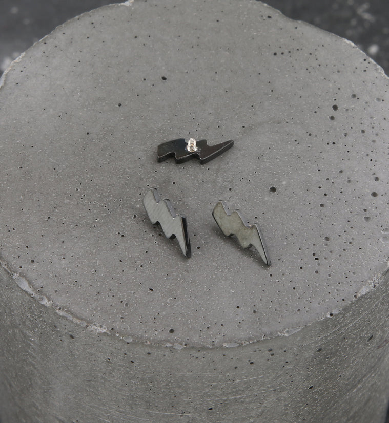 Black PVD Electric Bolt Titanium Internally Threaded Top