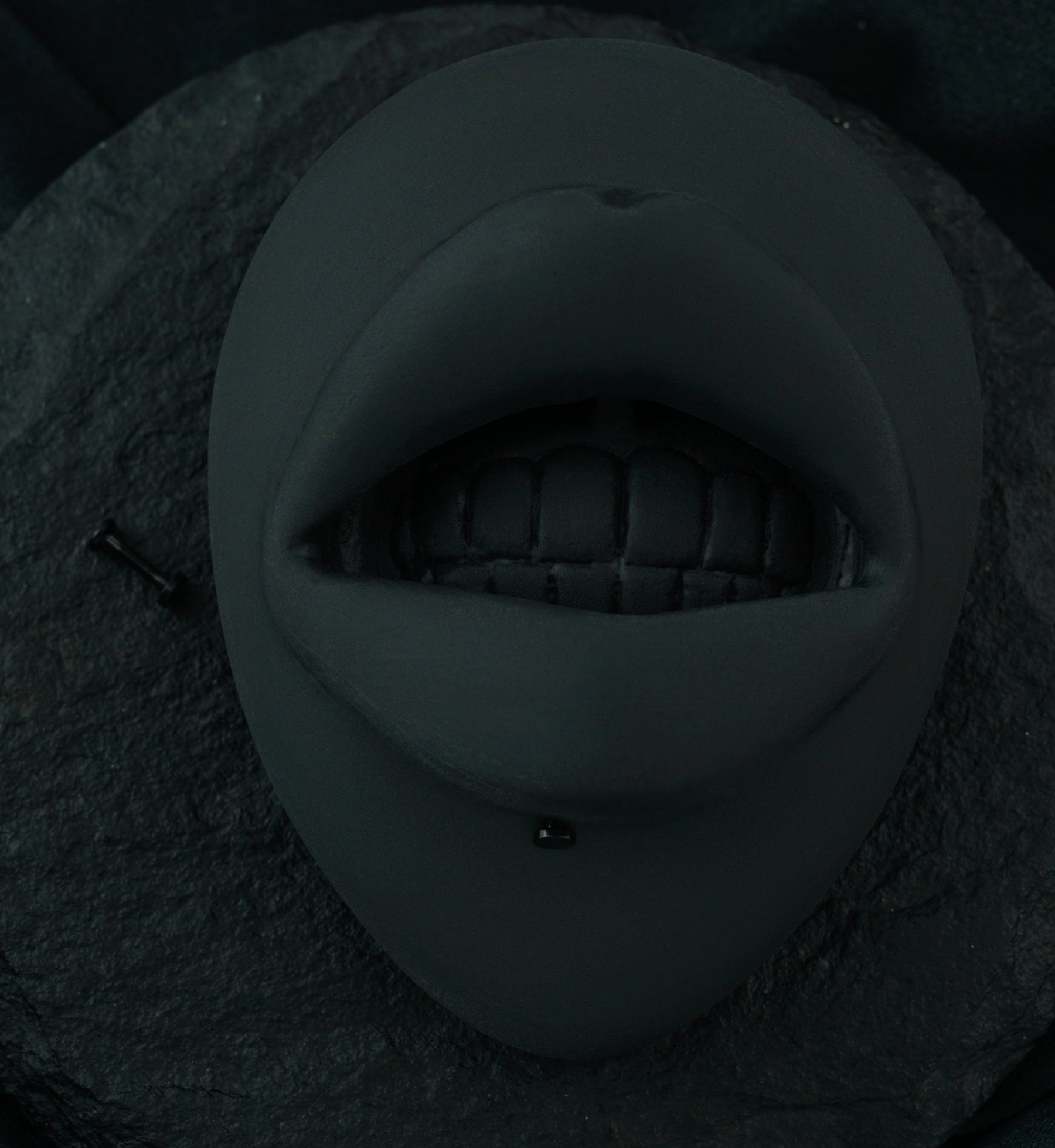 Black PVD Flat Disk Internally Threaded Titanium Labret