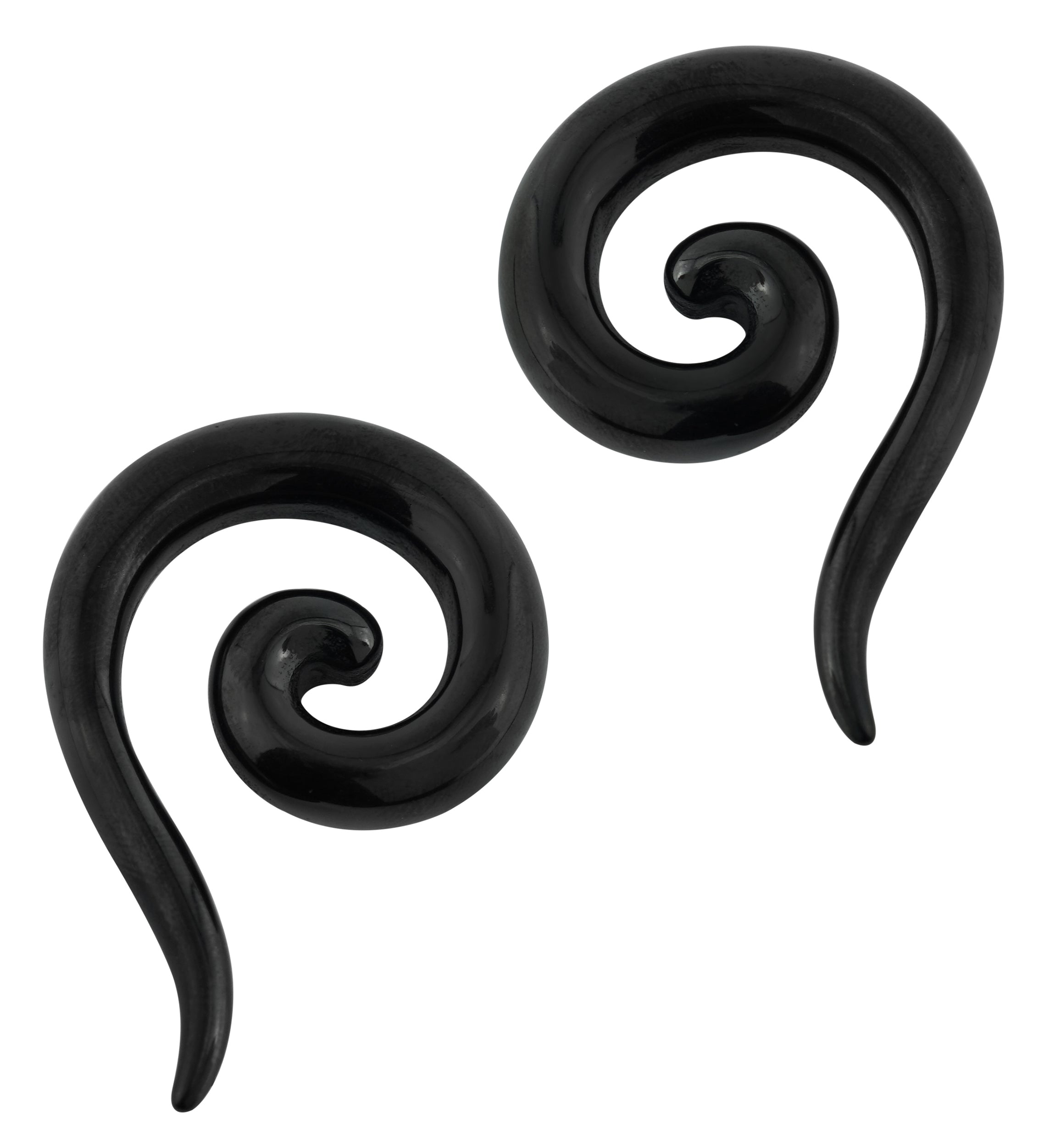 Black PVD Stainless Steel Tail Spirals