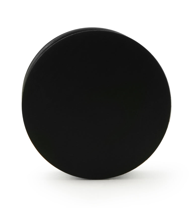 Double Flare Black Silicone Plugs (CLOSE OUT)