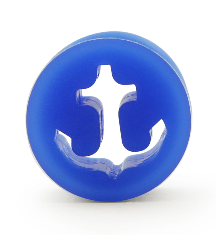 Blue Silicone Anchor Tunnel Plugs