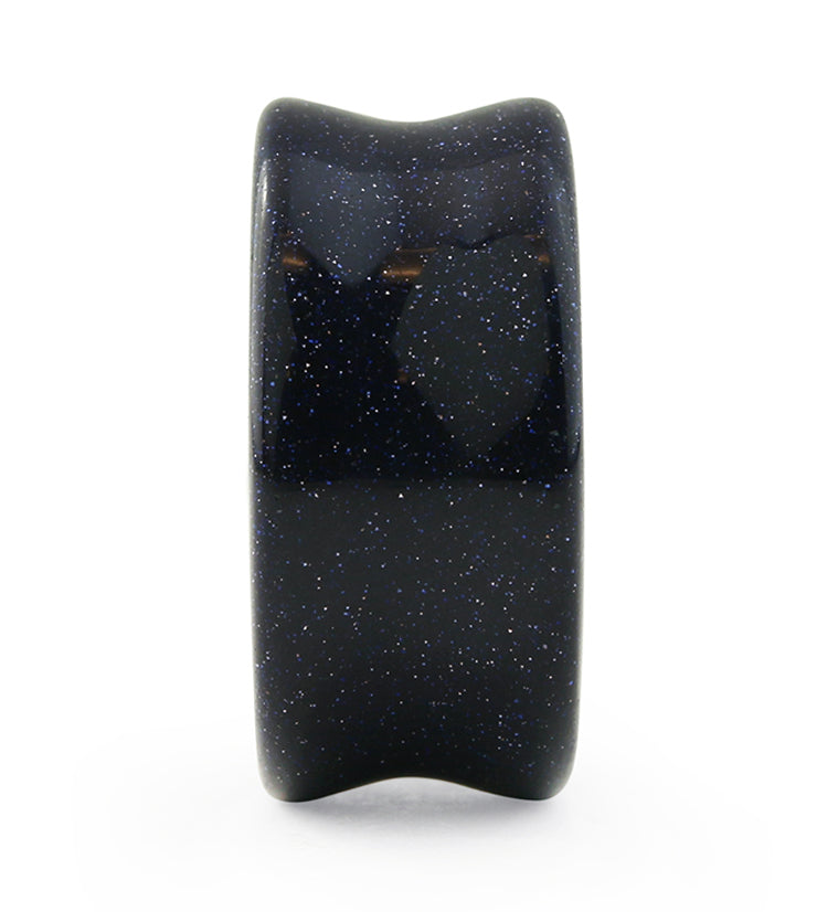 Blue Goldstone Glass Plugs