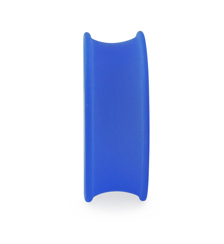 Blue Silicone Ear Skins Tunnels