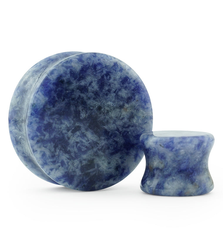 Blue Spot Jasper Stone Plugs
