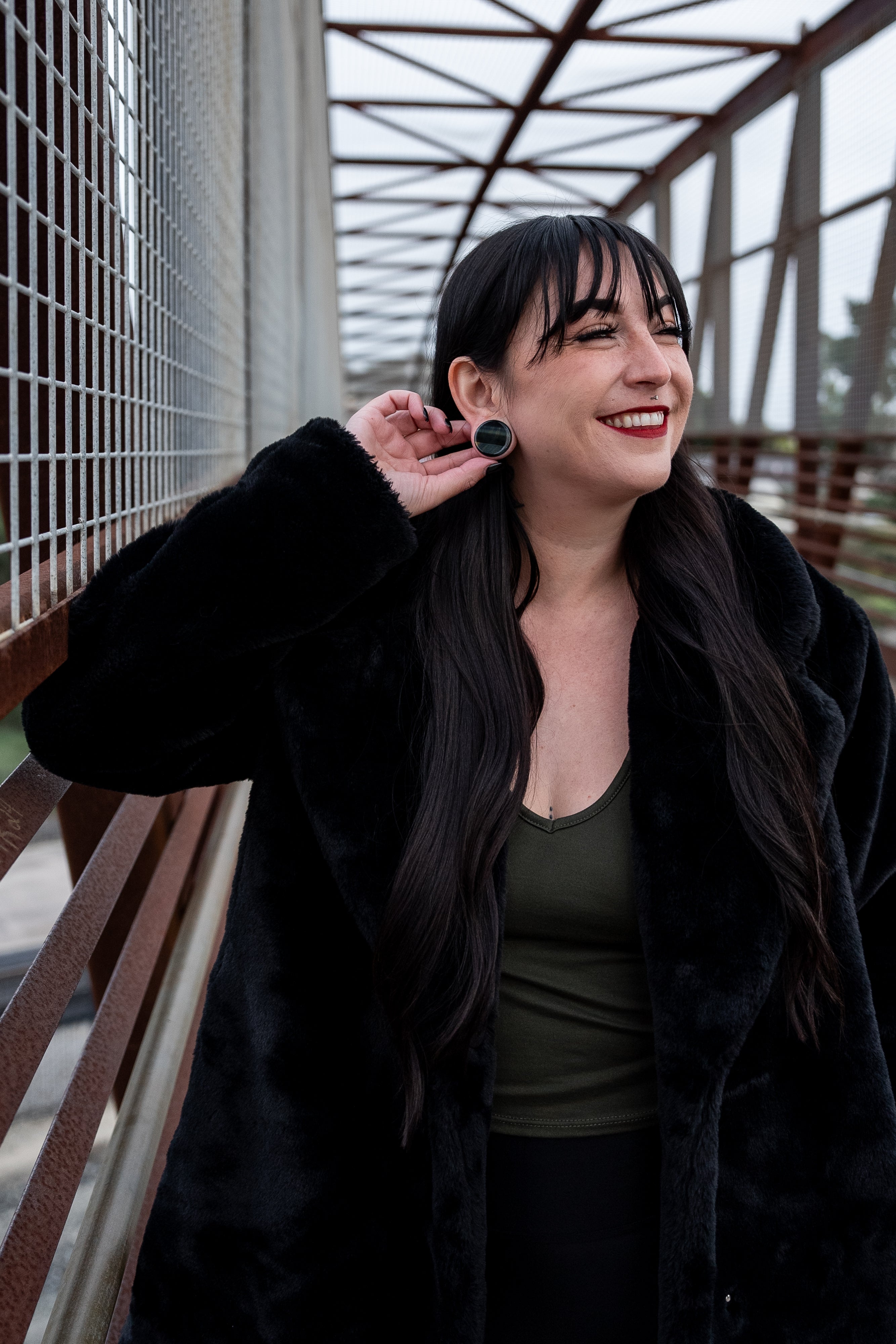 Blue Tigers Eye Stone Plugs