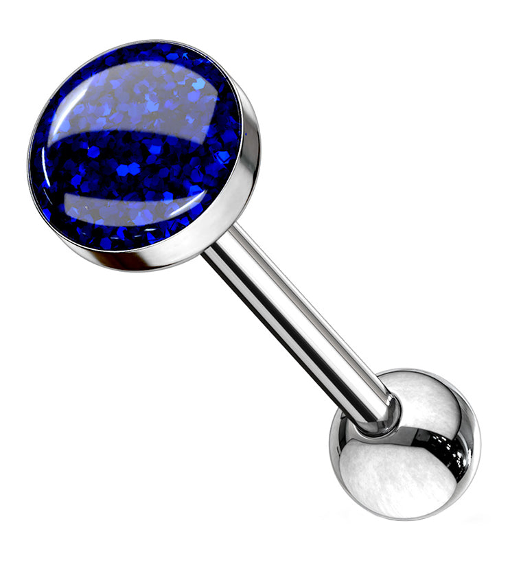 Glitter Dome Tongue Ring