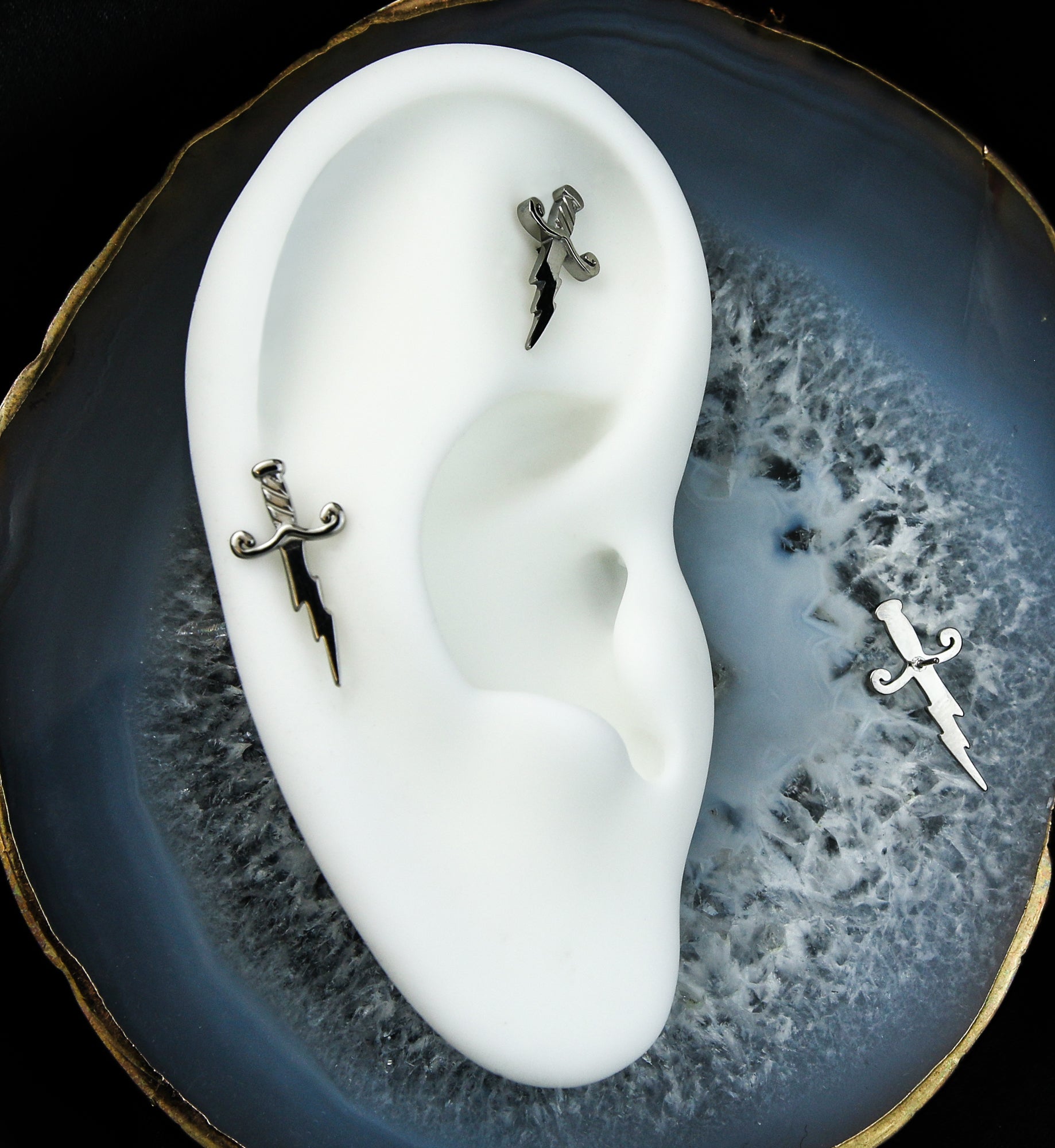 Bolt Dagger Titanium Threadless Top