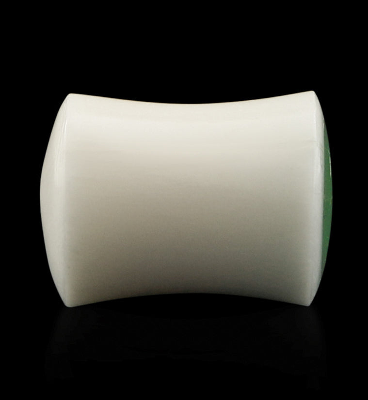 Bone Plugs with Green Resin Inlay