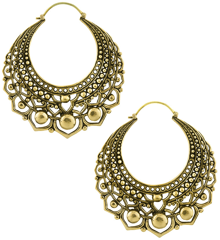 Botanic Brass Earrings