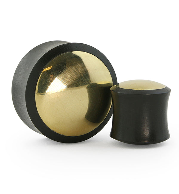 Brass Inset Wooden Plugs (00 Gauge - 1 & 1/4