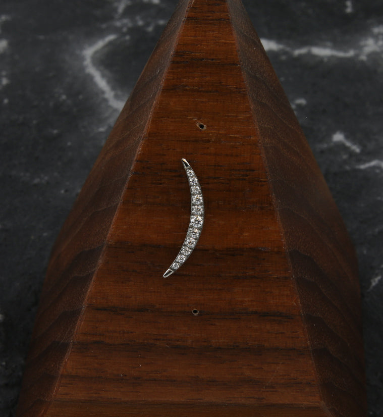 Camber Clear CZ Titanium Threadless Top