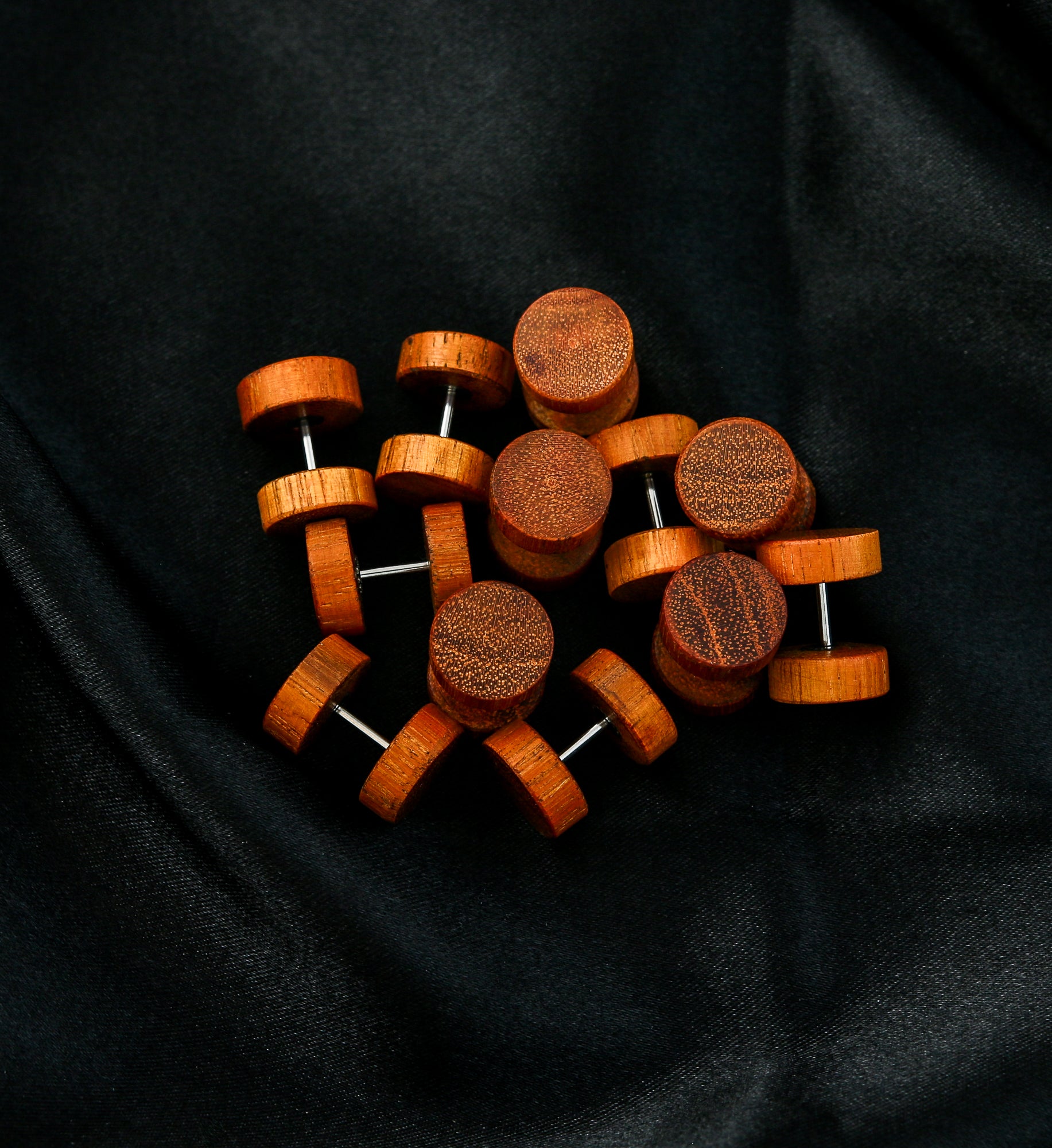 Cang Wood Fake Gauge Plugs