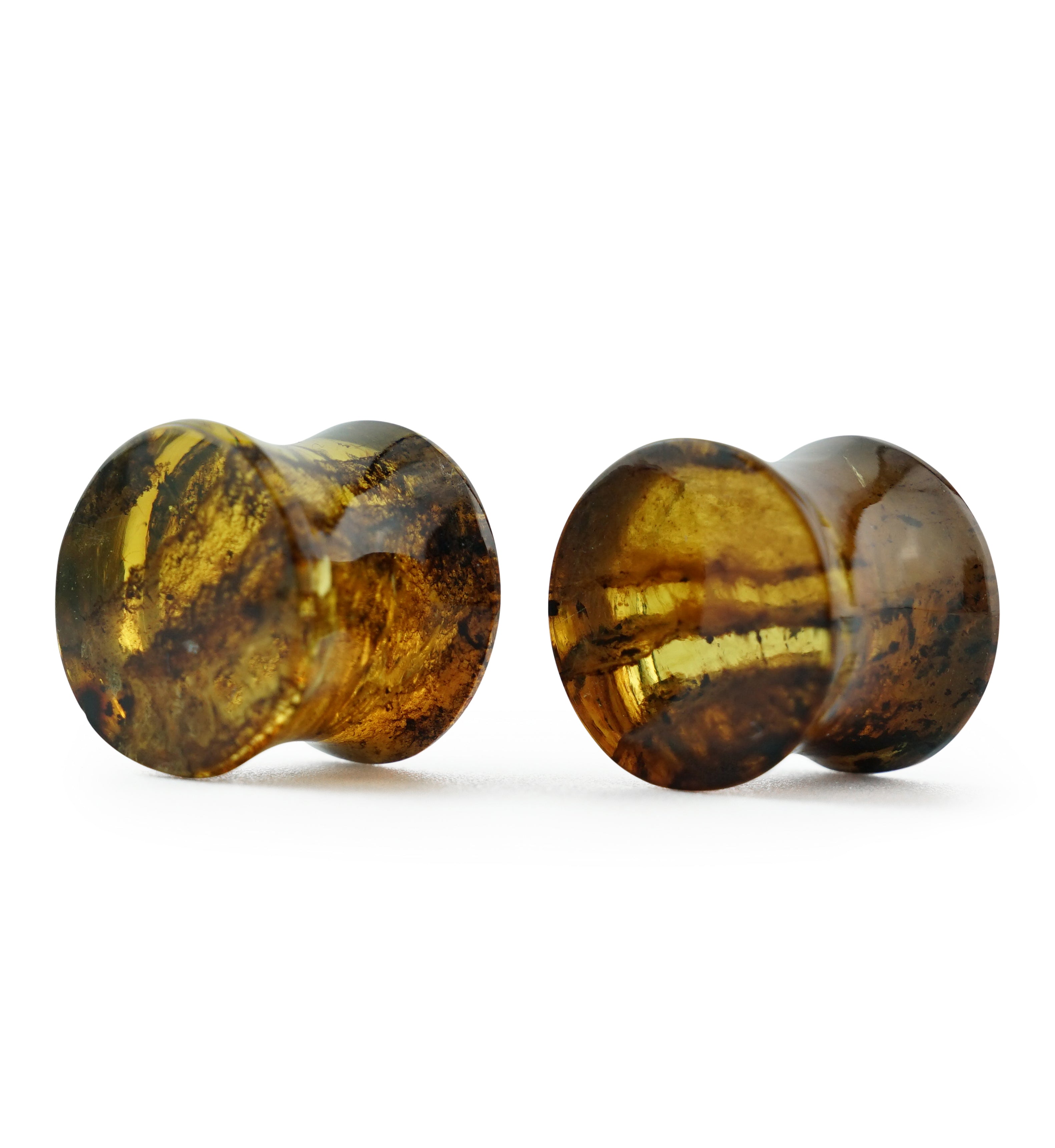 Chiapas Amber Plugs 00G (10mm) - Version 6
