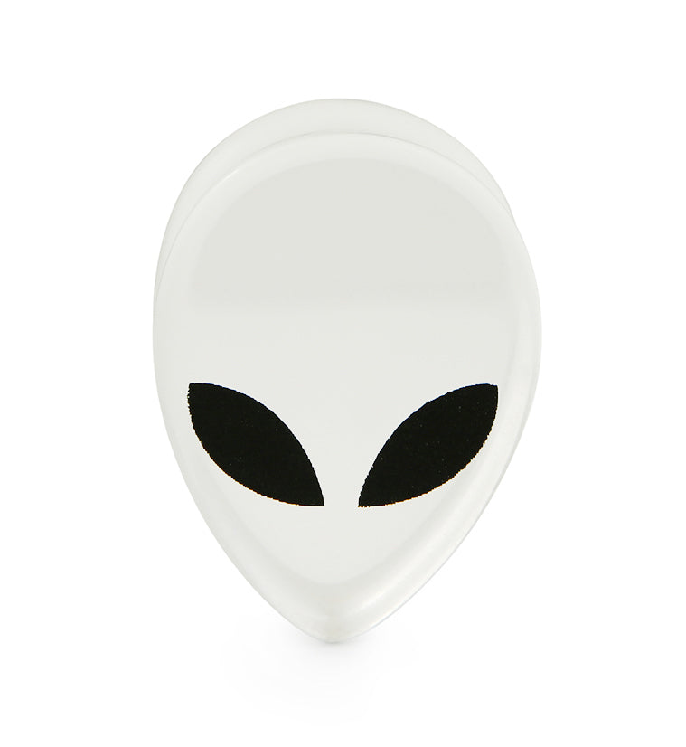 Clear Alien Glass Reverse Teardrops