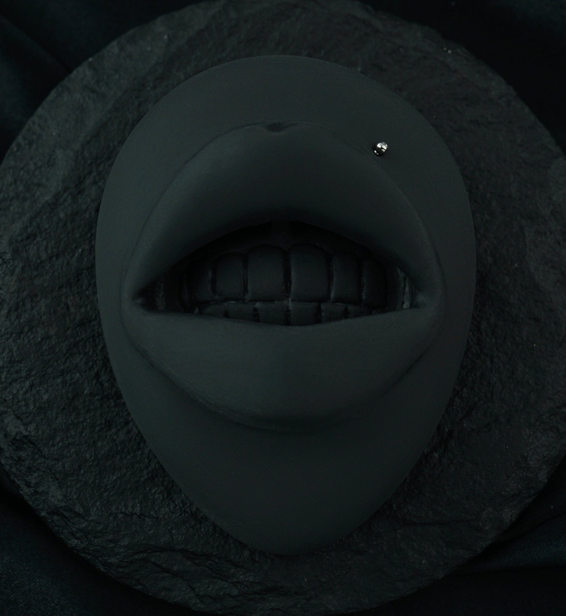 Clear CZ Gem Steel Flatback Labret