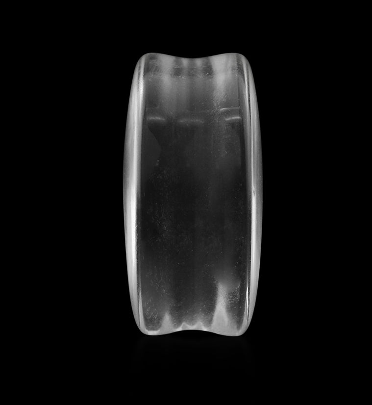 Clear Glass Double Flare Plugs