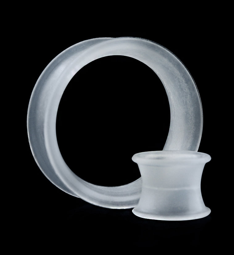 Clear Silicone Ear Skins (6G - 2 Inch) | UrbanBodyJewelry.com