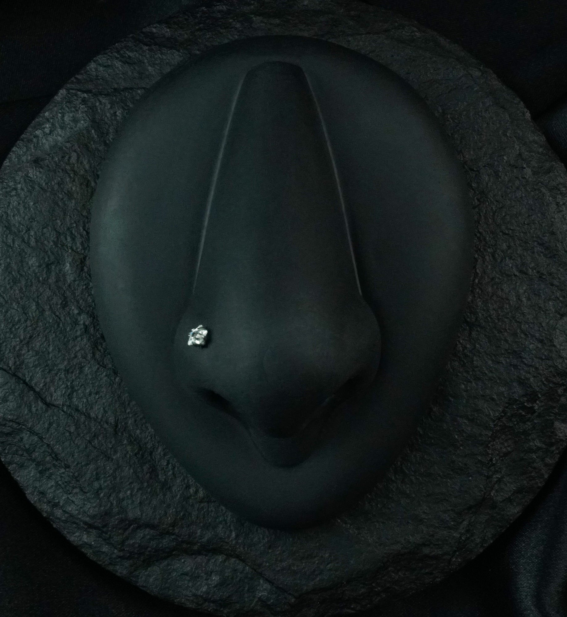 Clear Star CZ Stainless Steel Nosebone