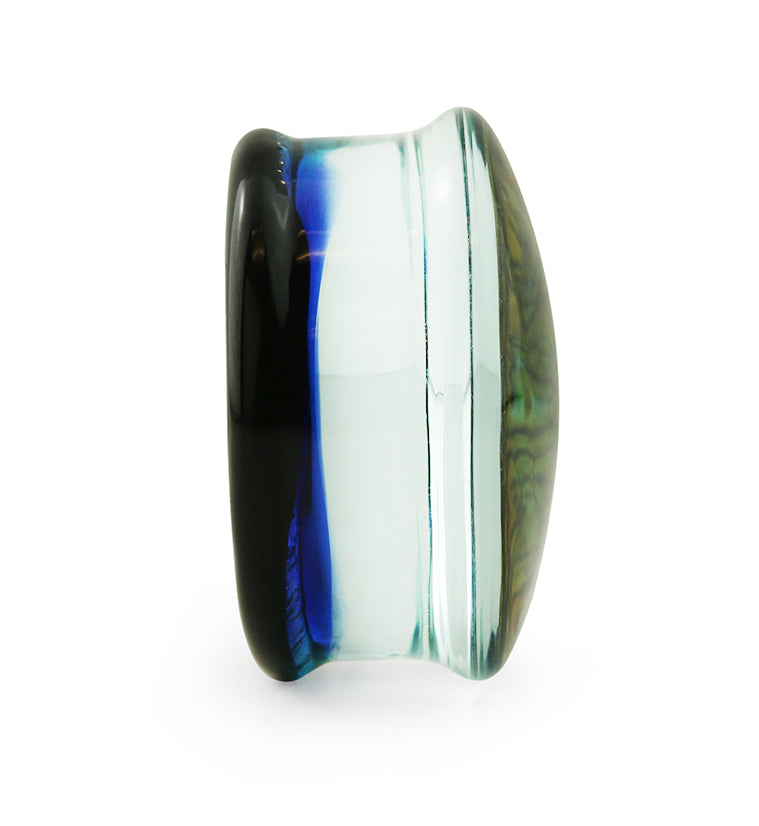 Coastal Dichroic Glass Plugs