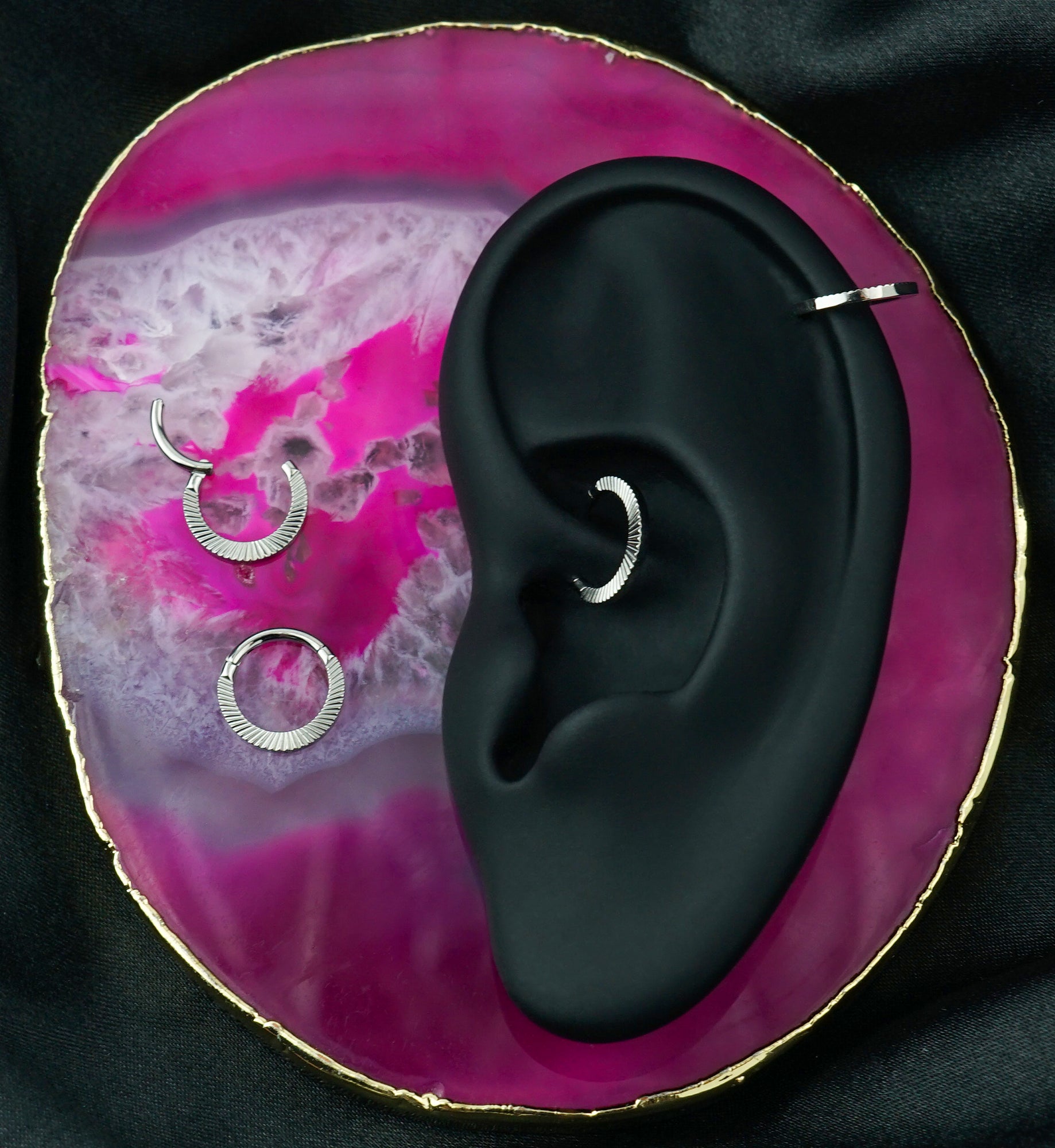 Corrugated Hoop Titanium Hinged Segment Ring