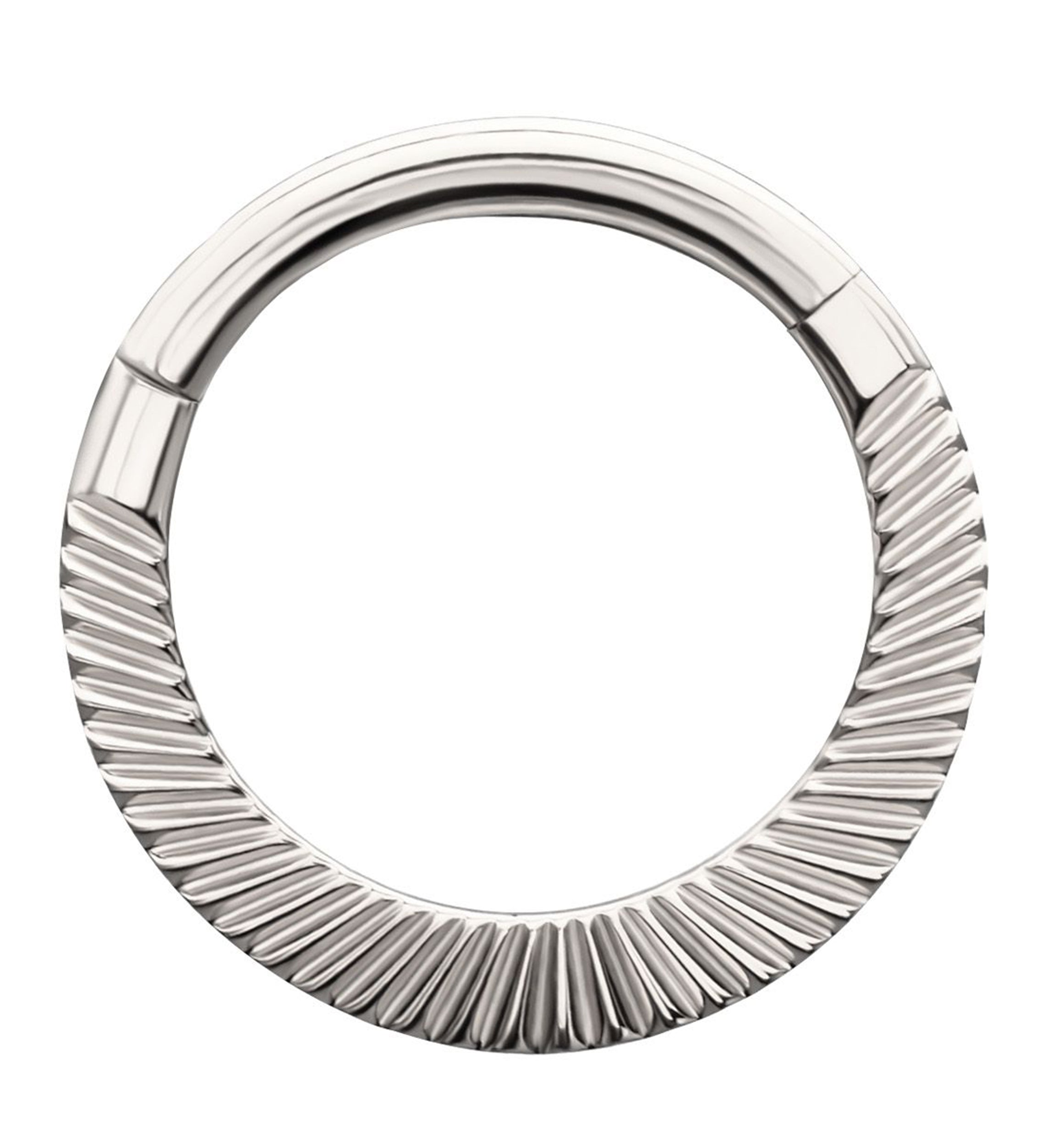 Corrugated Hoop Titanium Hinged Segment Ring