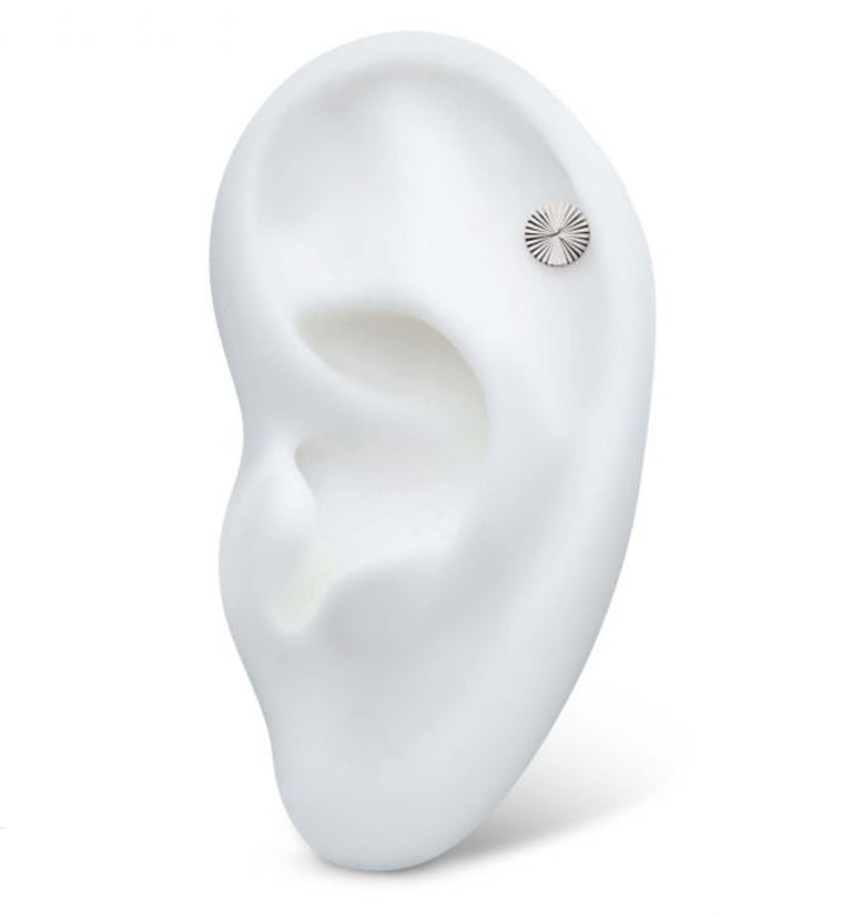 Crinkle Disk Internally Threaded Top