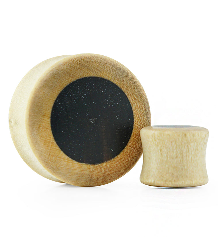 Crocodile Wood Plugs With Sono Wood Inlay