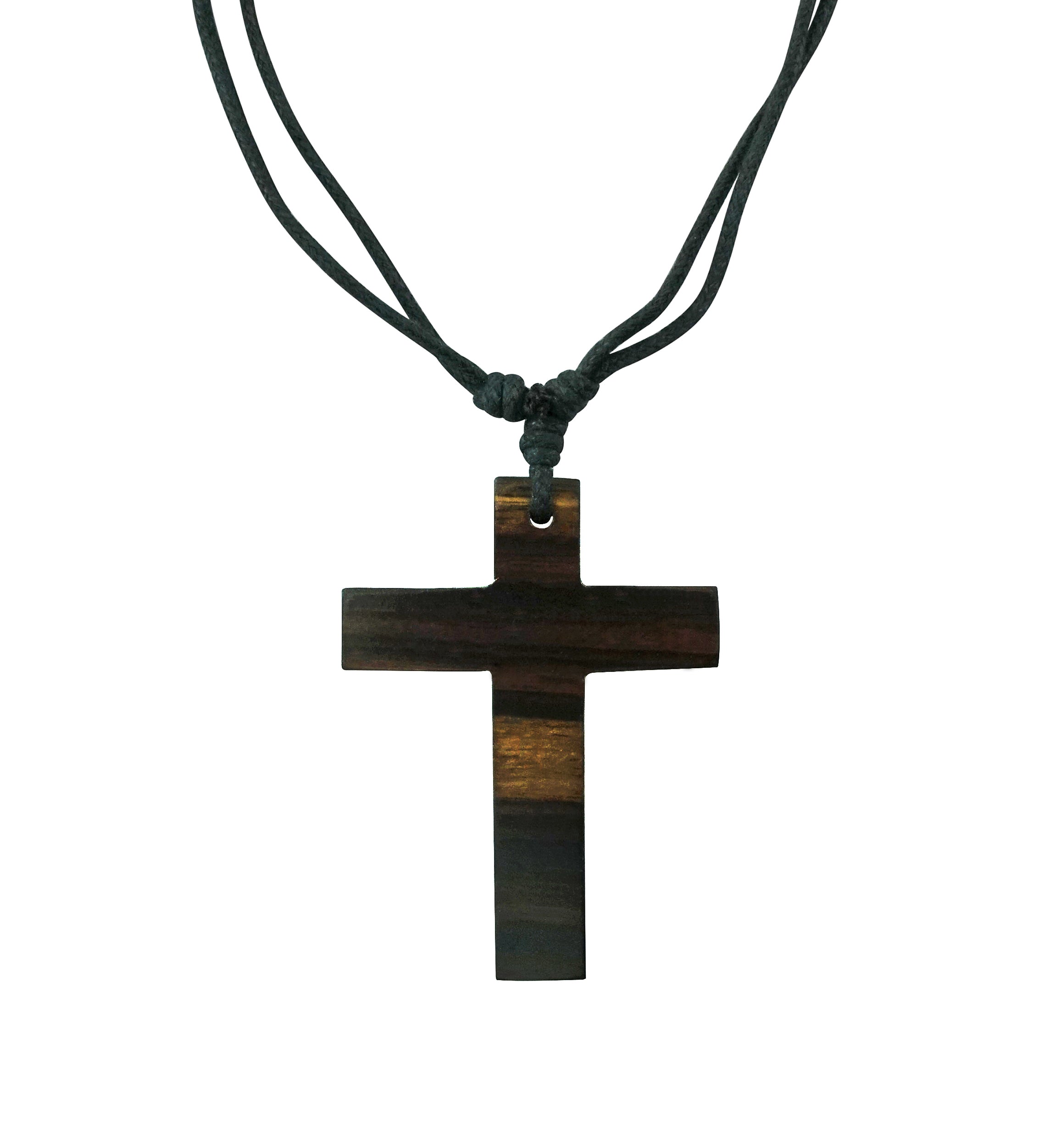 Cross Pendant Narra Wood Necklace