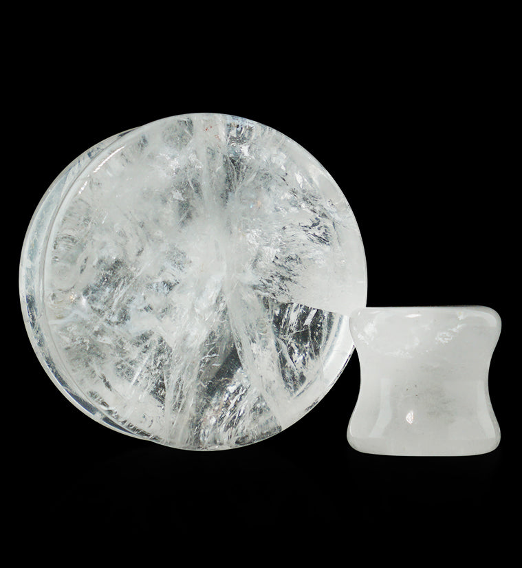 Crystal Quartz Stone Plugs