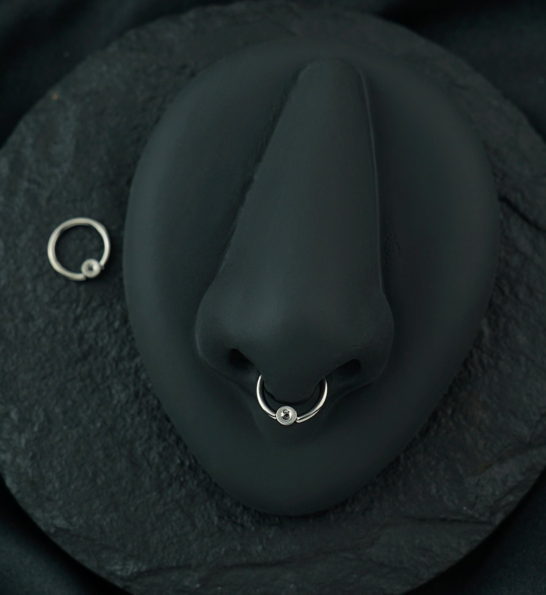 Custom Titanium Captive Bead Ring