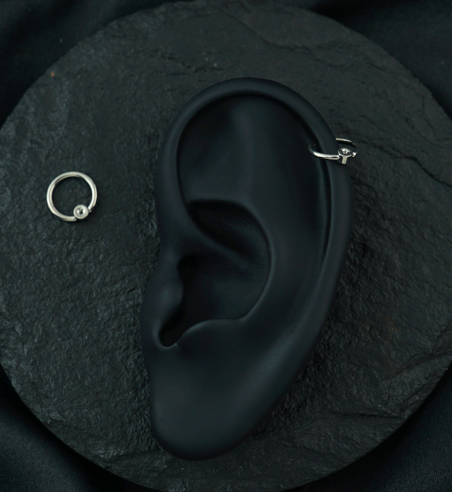 Custom Titanium Captive Bead Ring