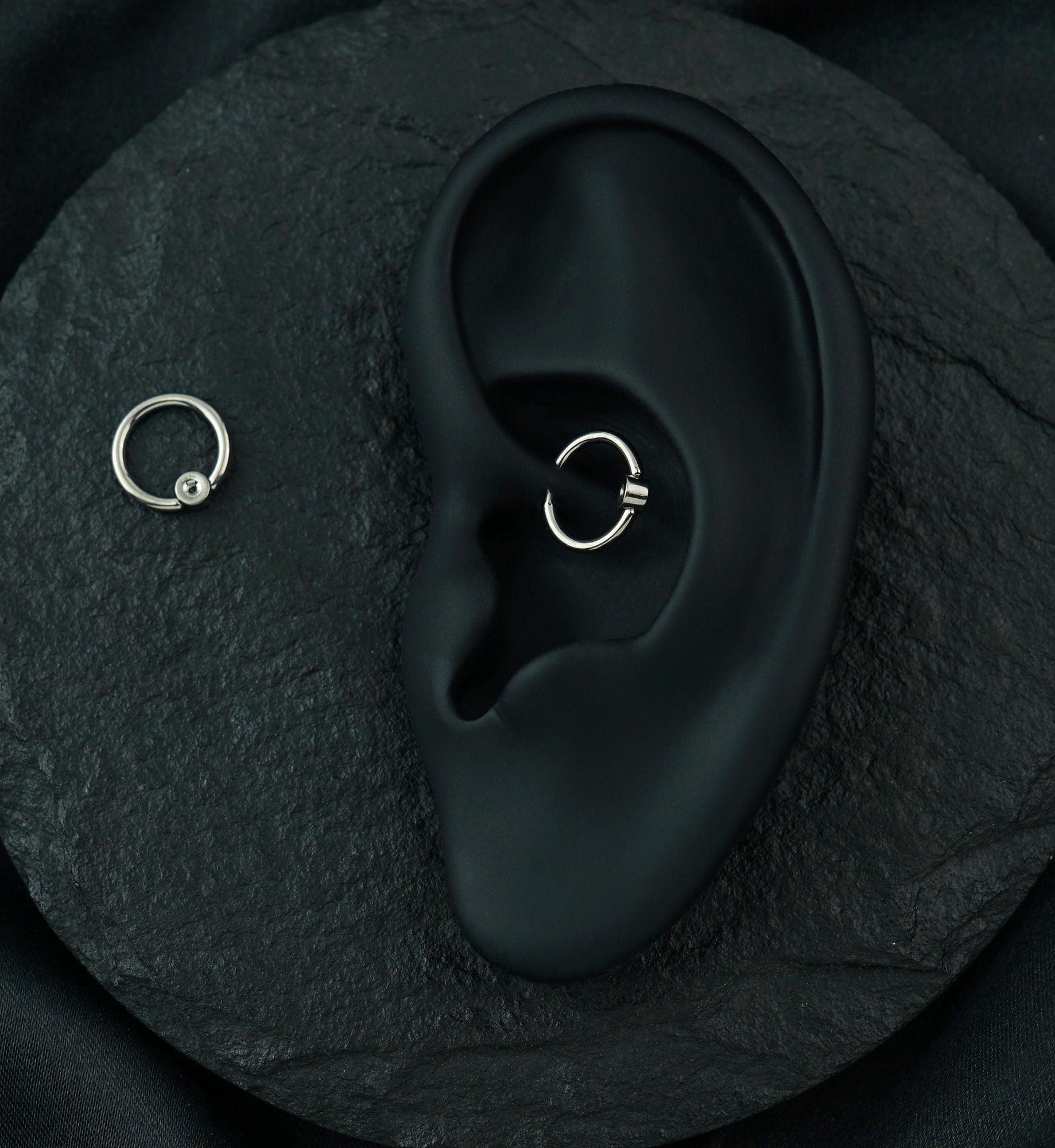 Custom Titanium Captive Bead Ring