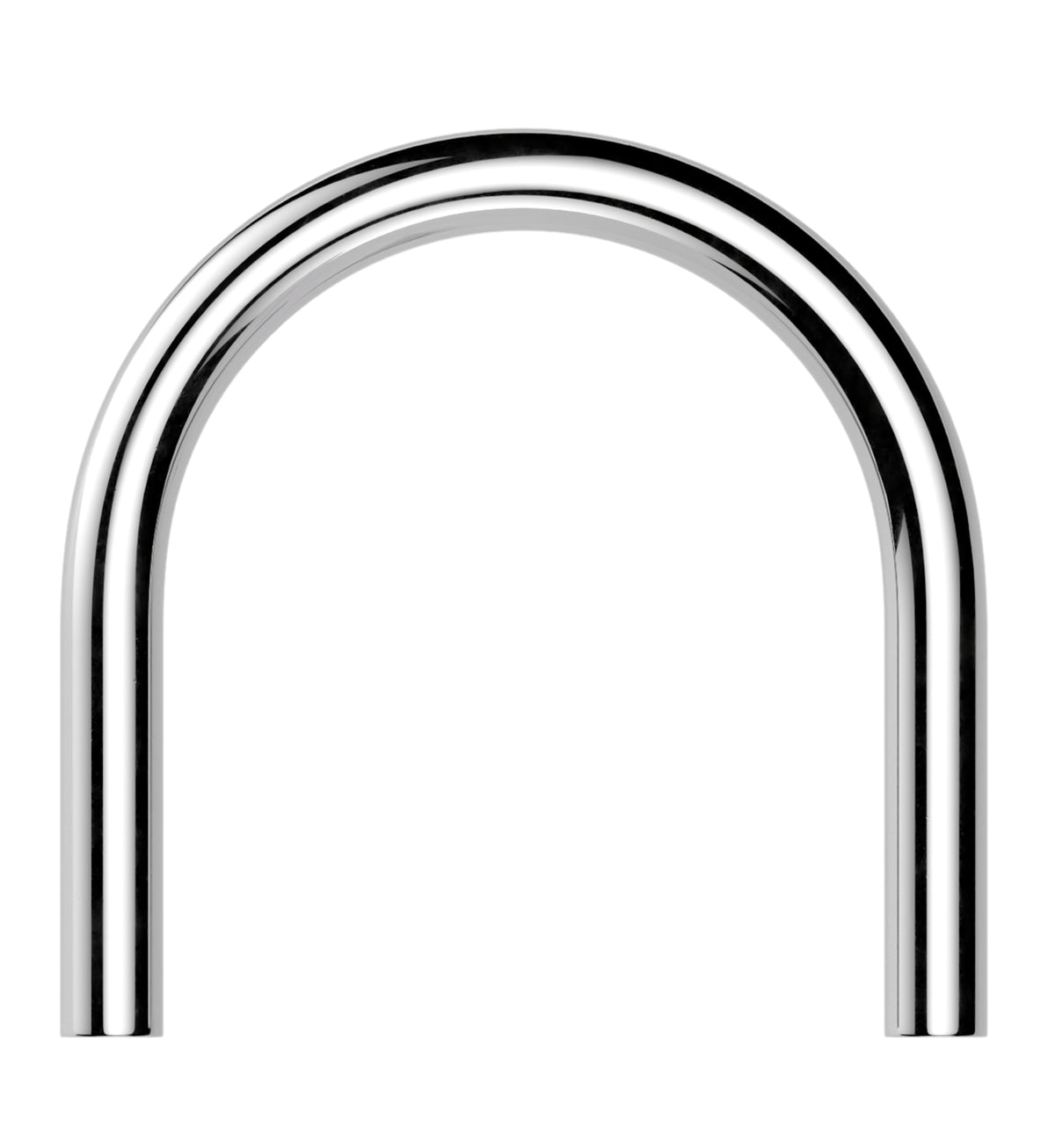Custom U-Shape Titanium Threadless Circular Barbell