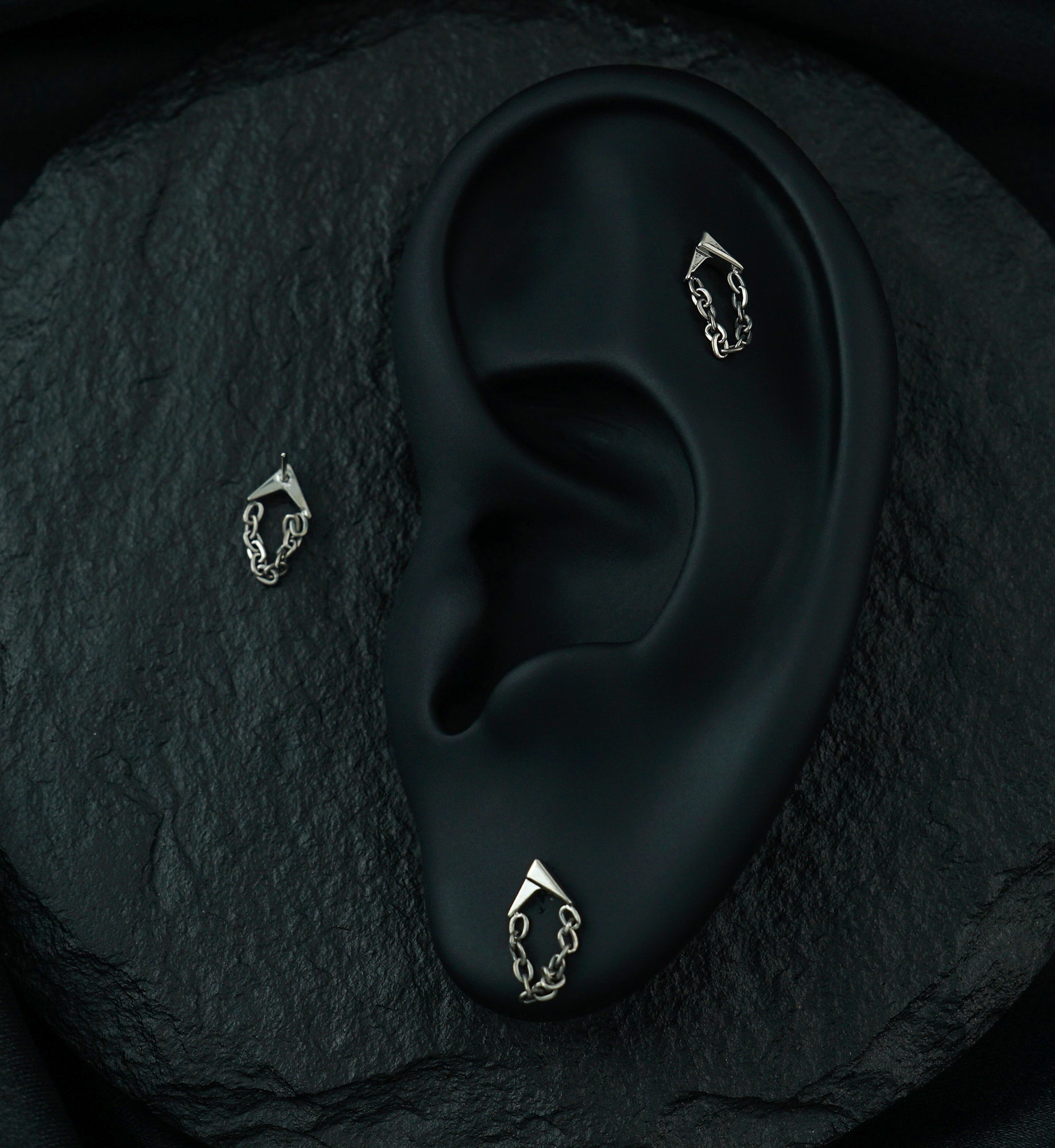 Dart Dangle Chain Threadless Titanium Top