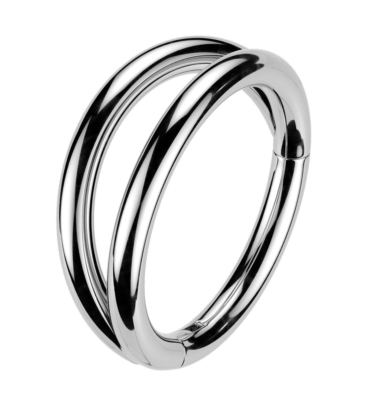Double Bar Stainless Steel Hinged Segment Ring