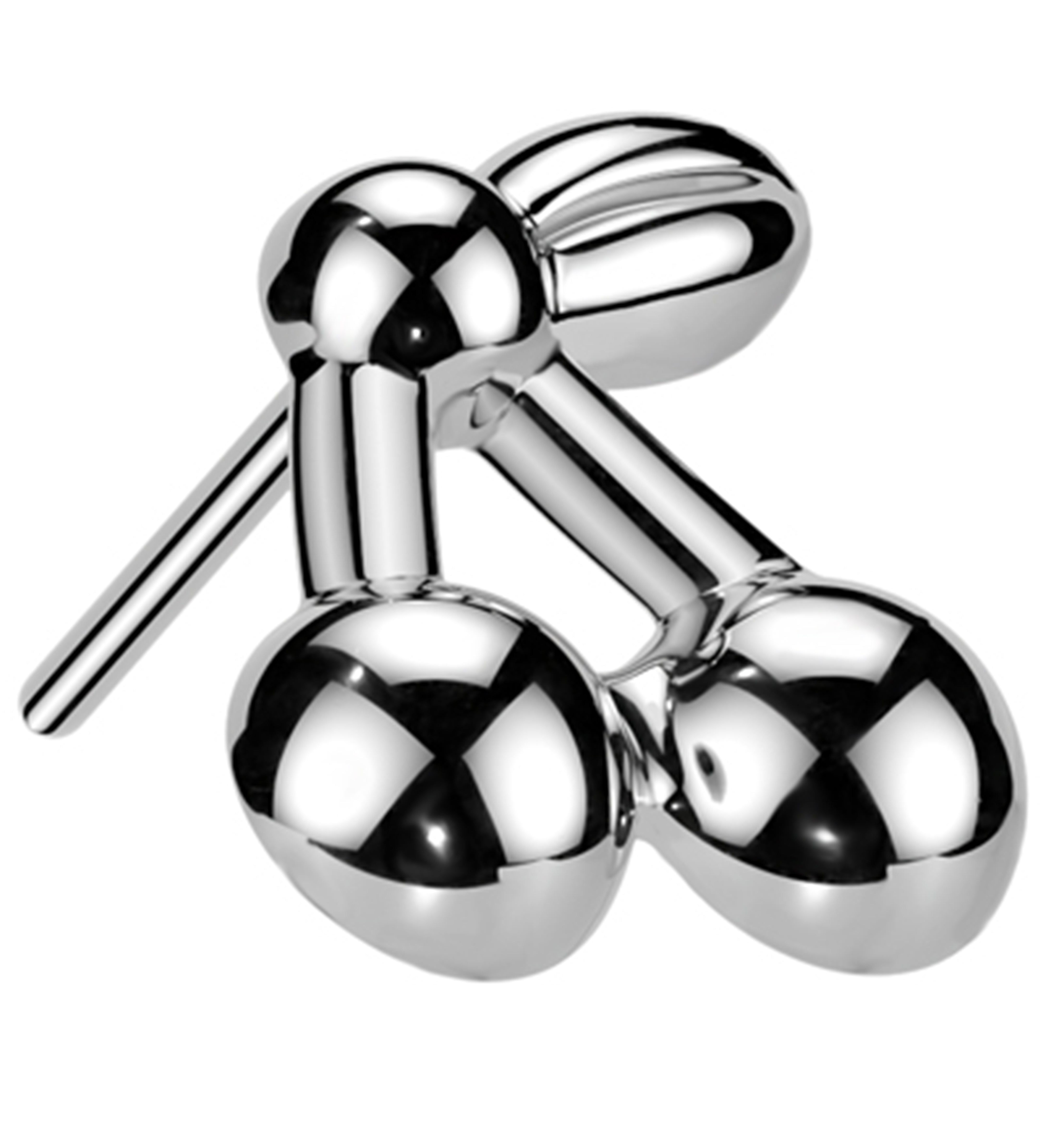 Double Cherries Titanium Threadless Top