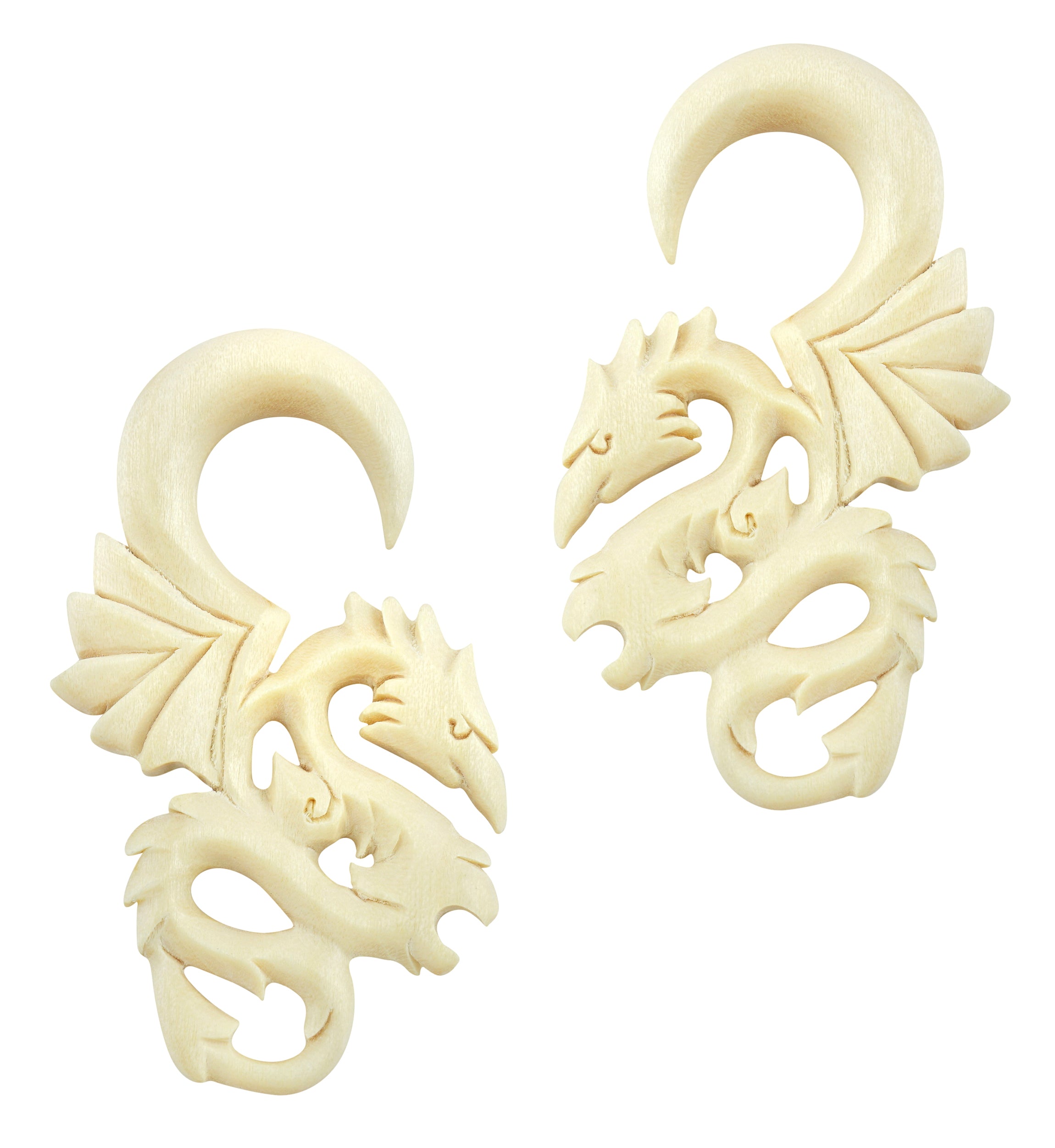 Dragon Crocodile Wood Hangers