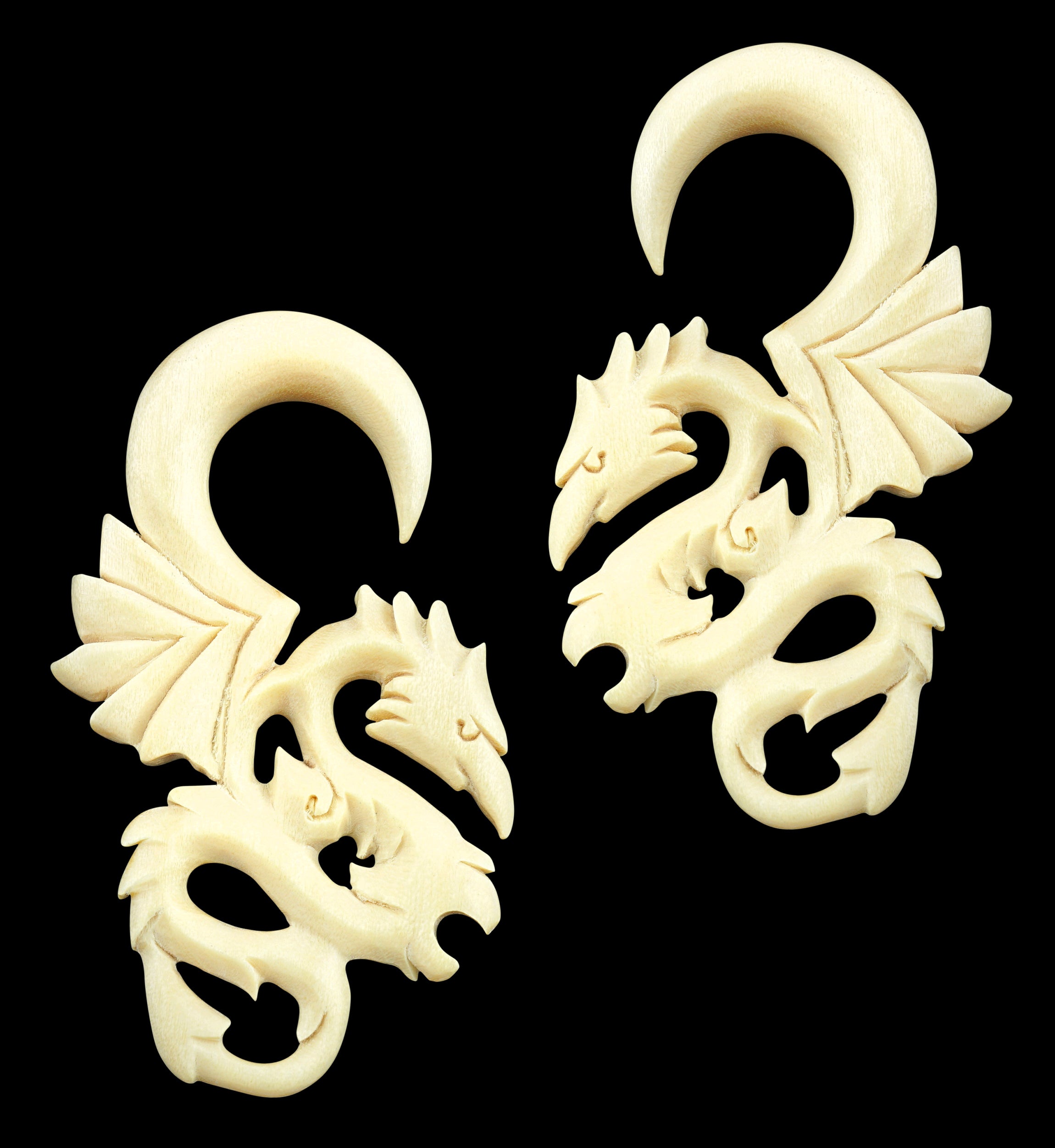 Dragon Crocodile Wood Hangers