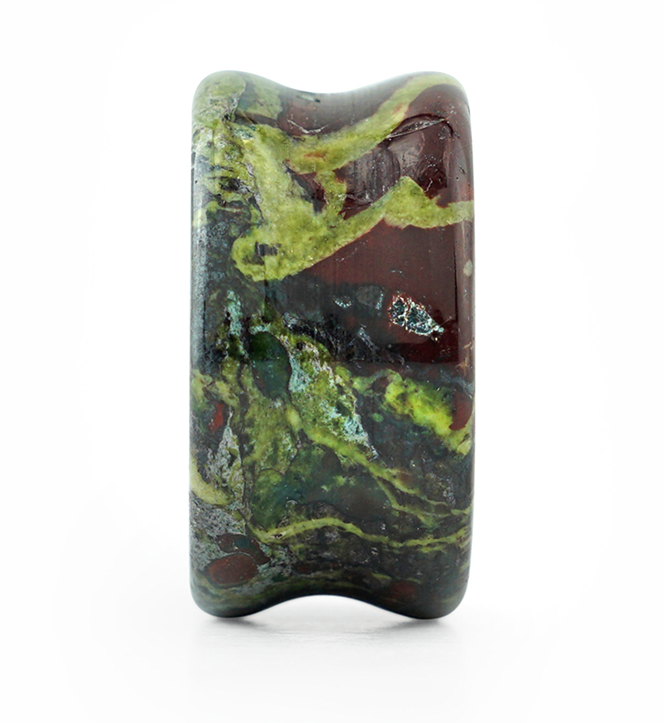 Dragons Blood Jasper Stone Plugs