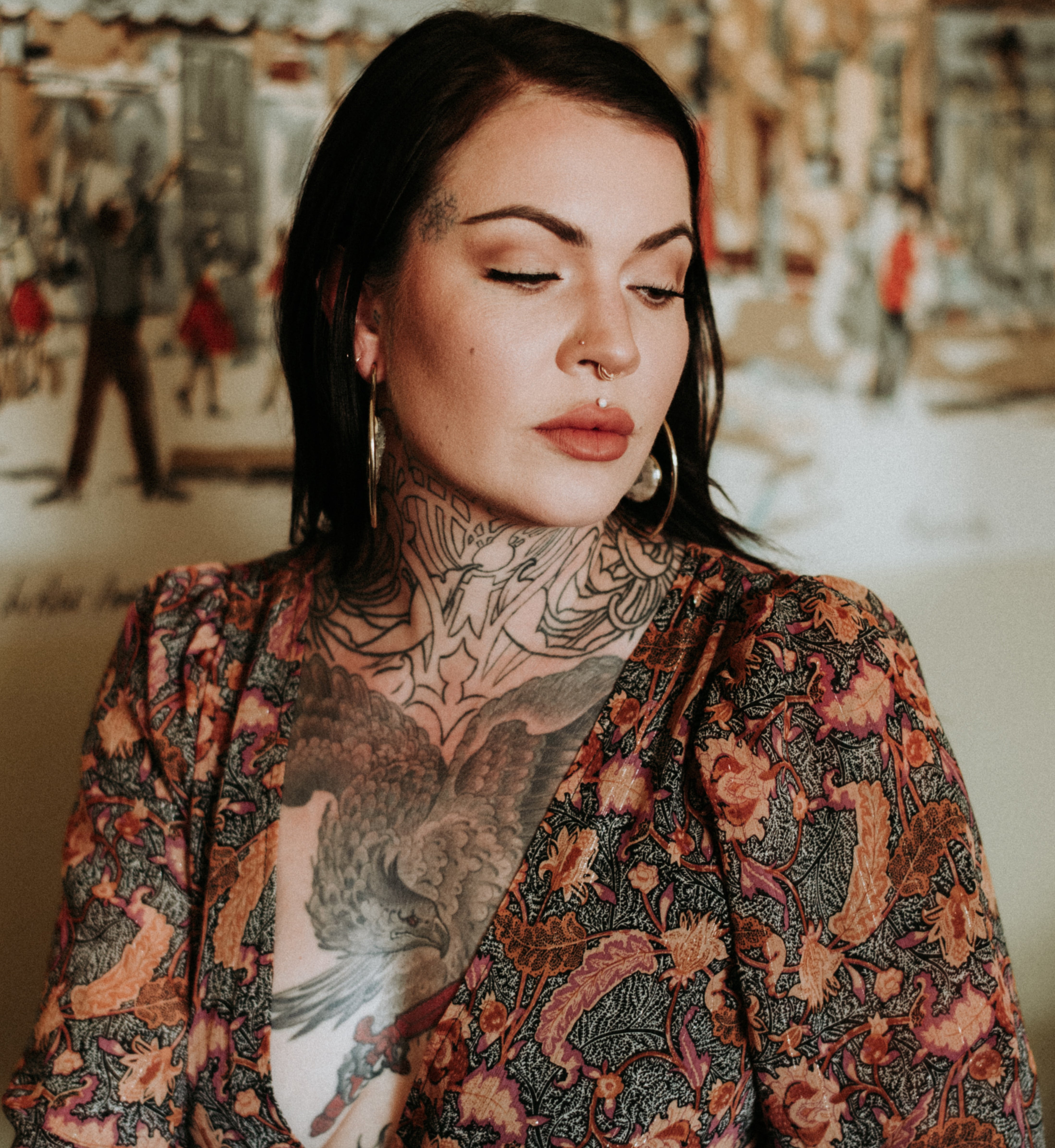 Drop Ammonite Fossil Teardrop Ear Weights