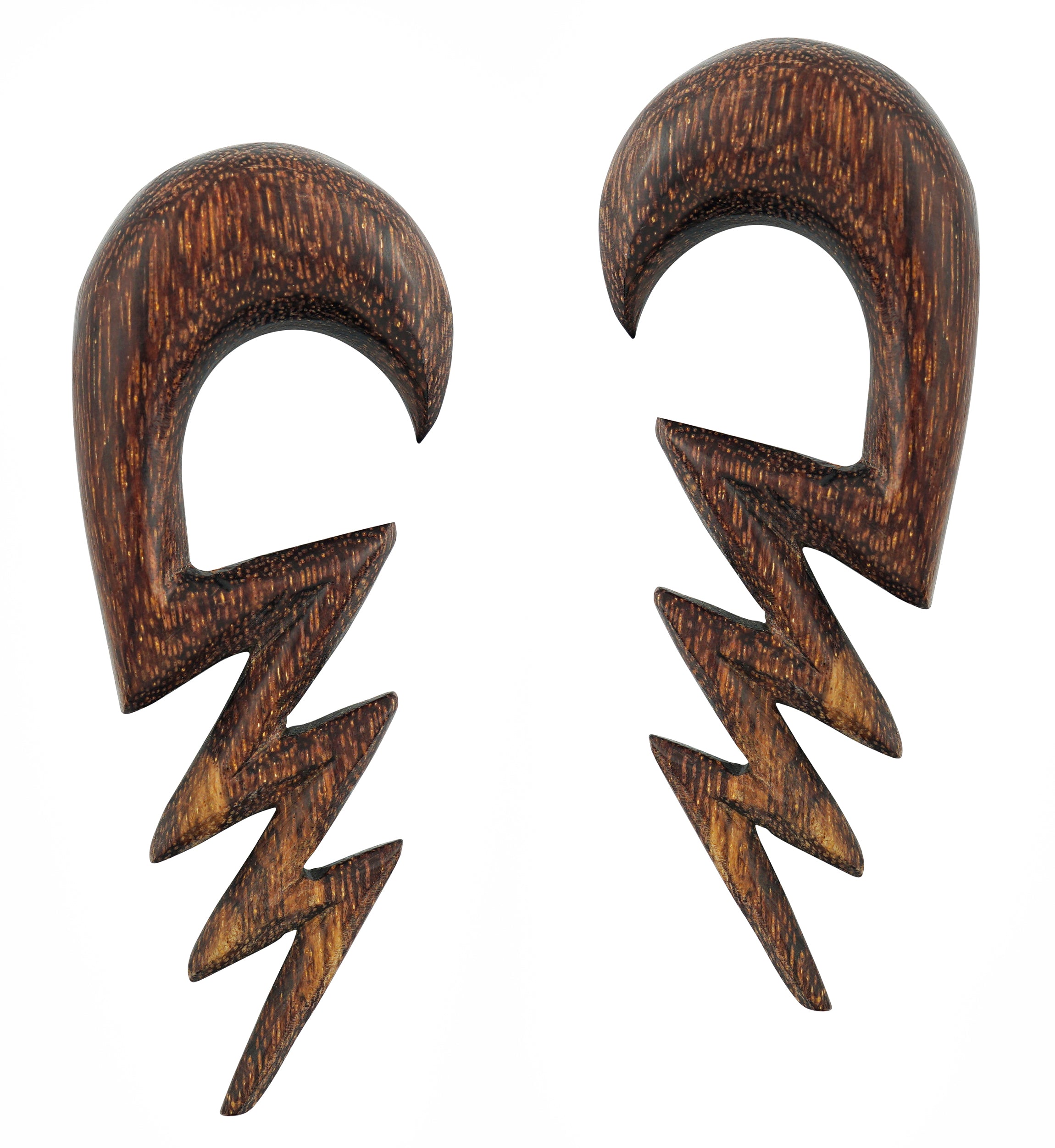 Electric Dark Tamarind Wooden Spiral Hangers