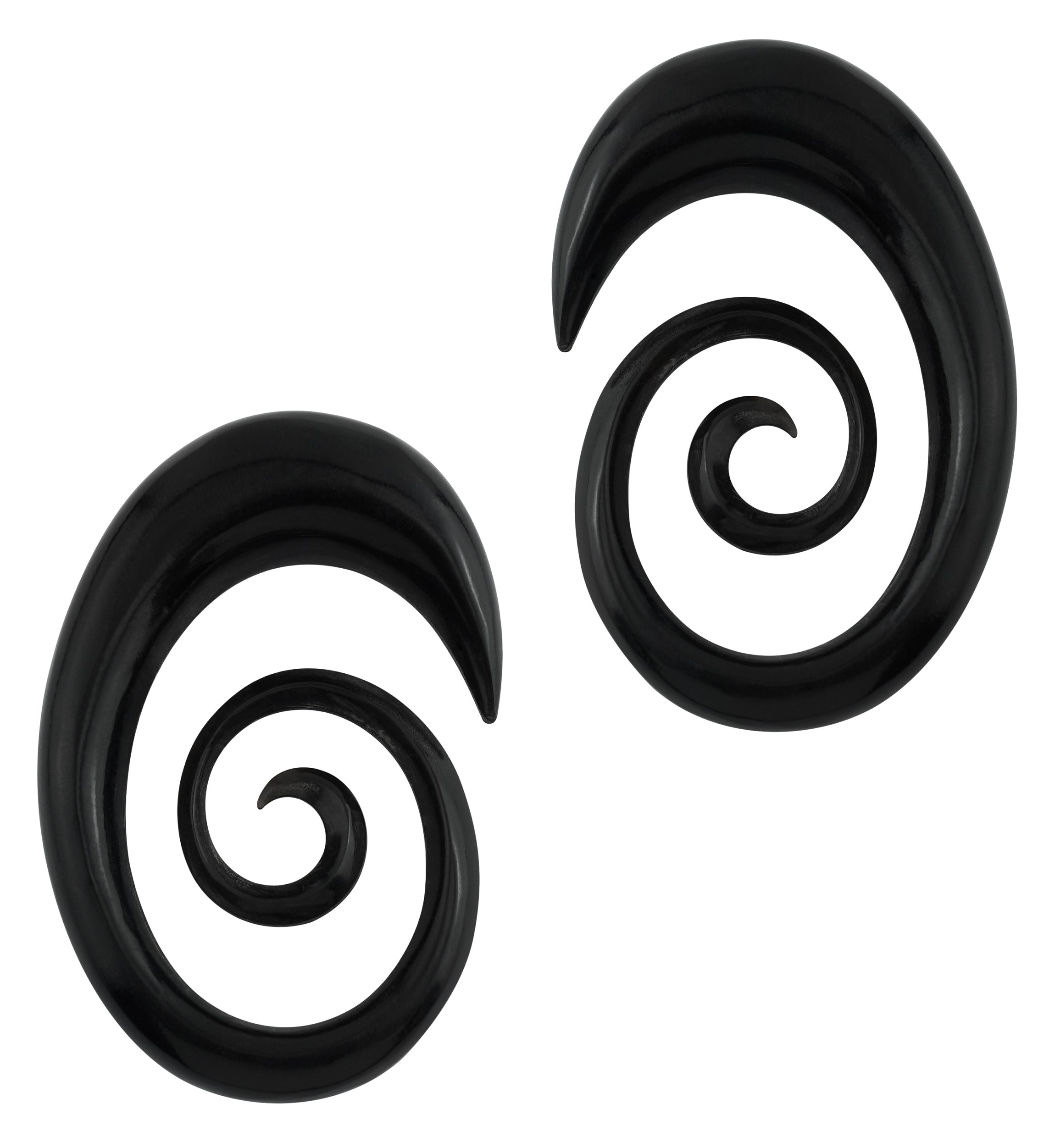 Elliptic Black Horn Spirals