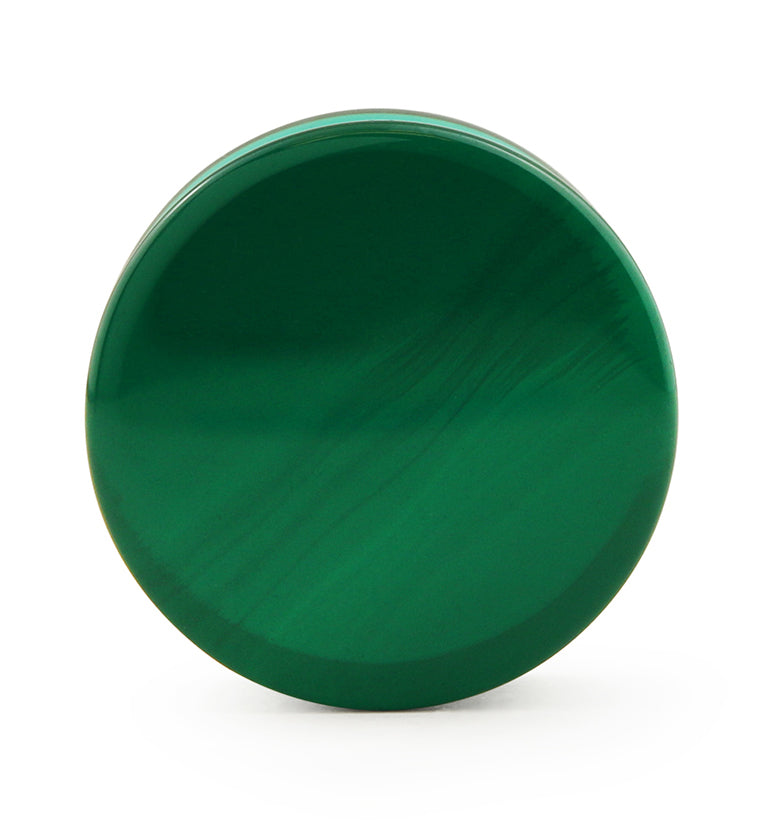 Emerald Green Double Flare Glass Plugs